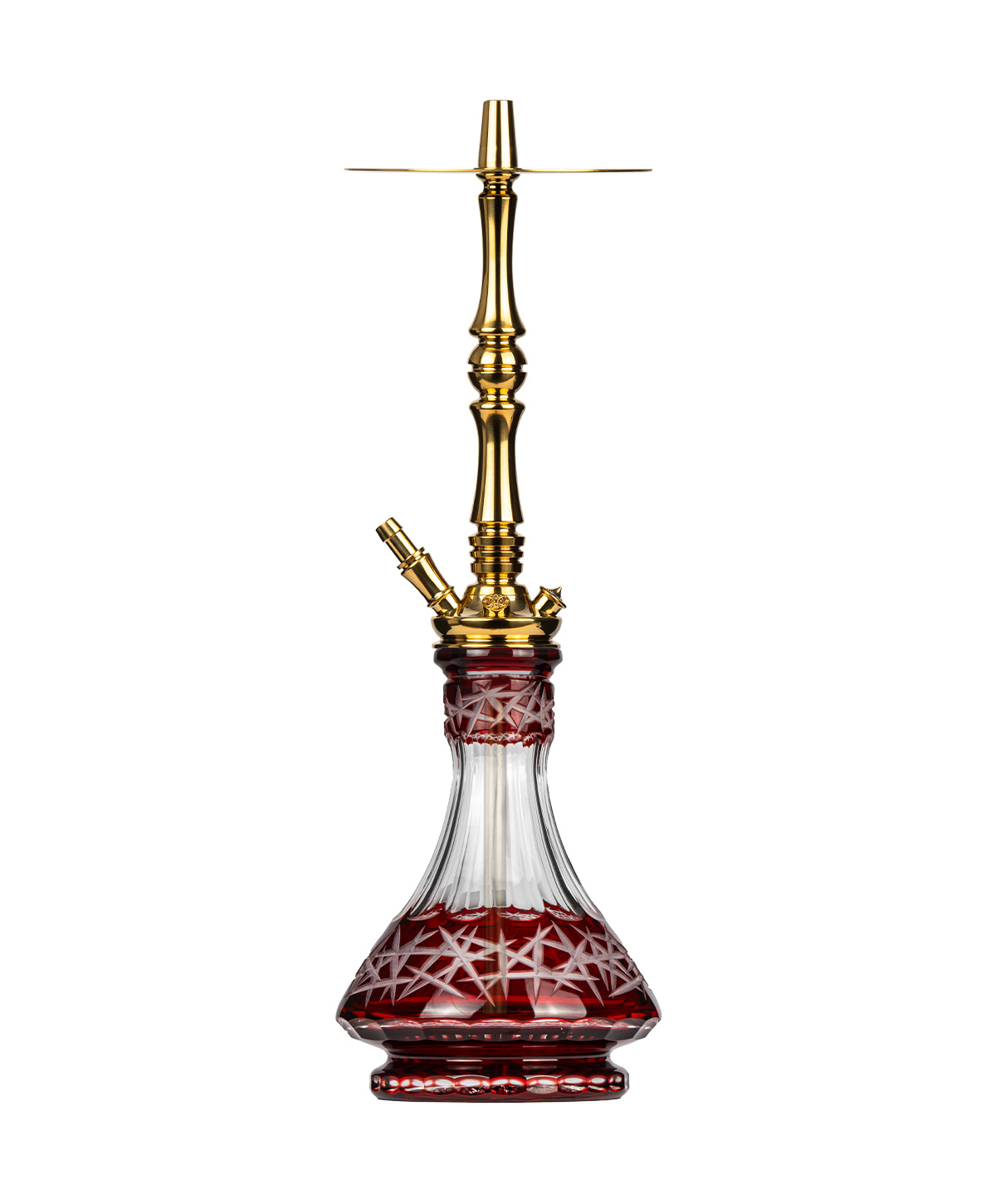 Moze Tradi L - Gold - Caesar Crystal Red Shisha Moze Tradi L - Gold - Caesar Crystal Red Shisha