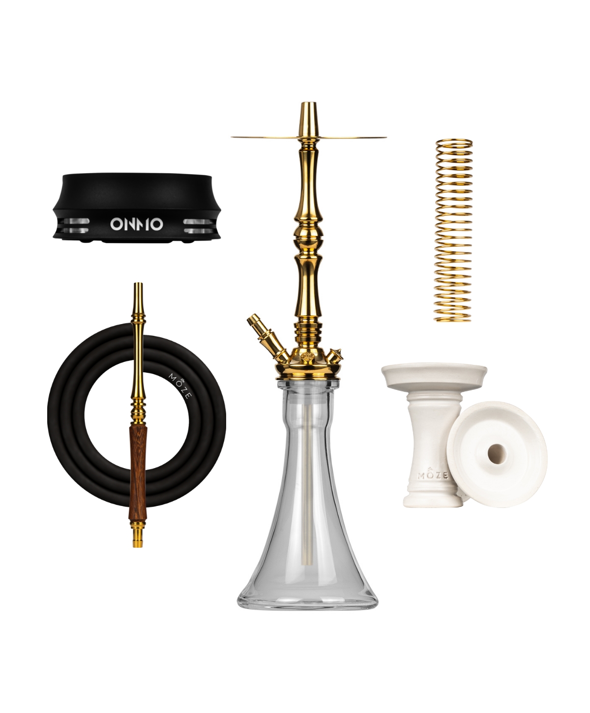 Moze Tradi L - Gold - Standard Glas Plus Bundle