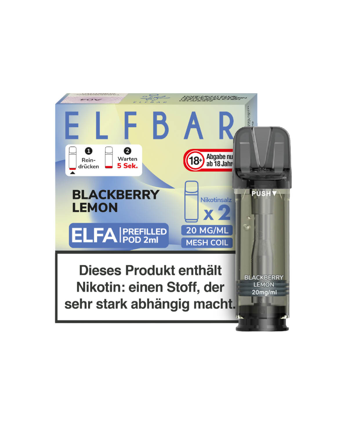 Elfa Pod - Blackberry Lemon 2er Pack Elfa Pod - Blackberry Lemon 2er Pack