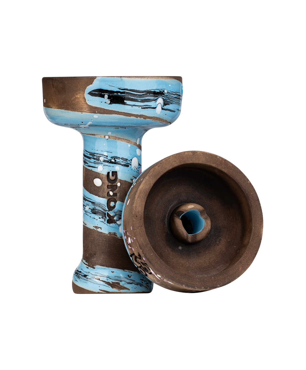 Kong Phunnel Zomo Edition Clay - Sky Tobacco Bowl Kong Phunnel Zomo Edition Clay - Sky Tobacco Bowl