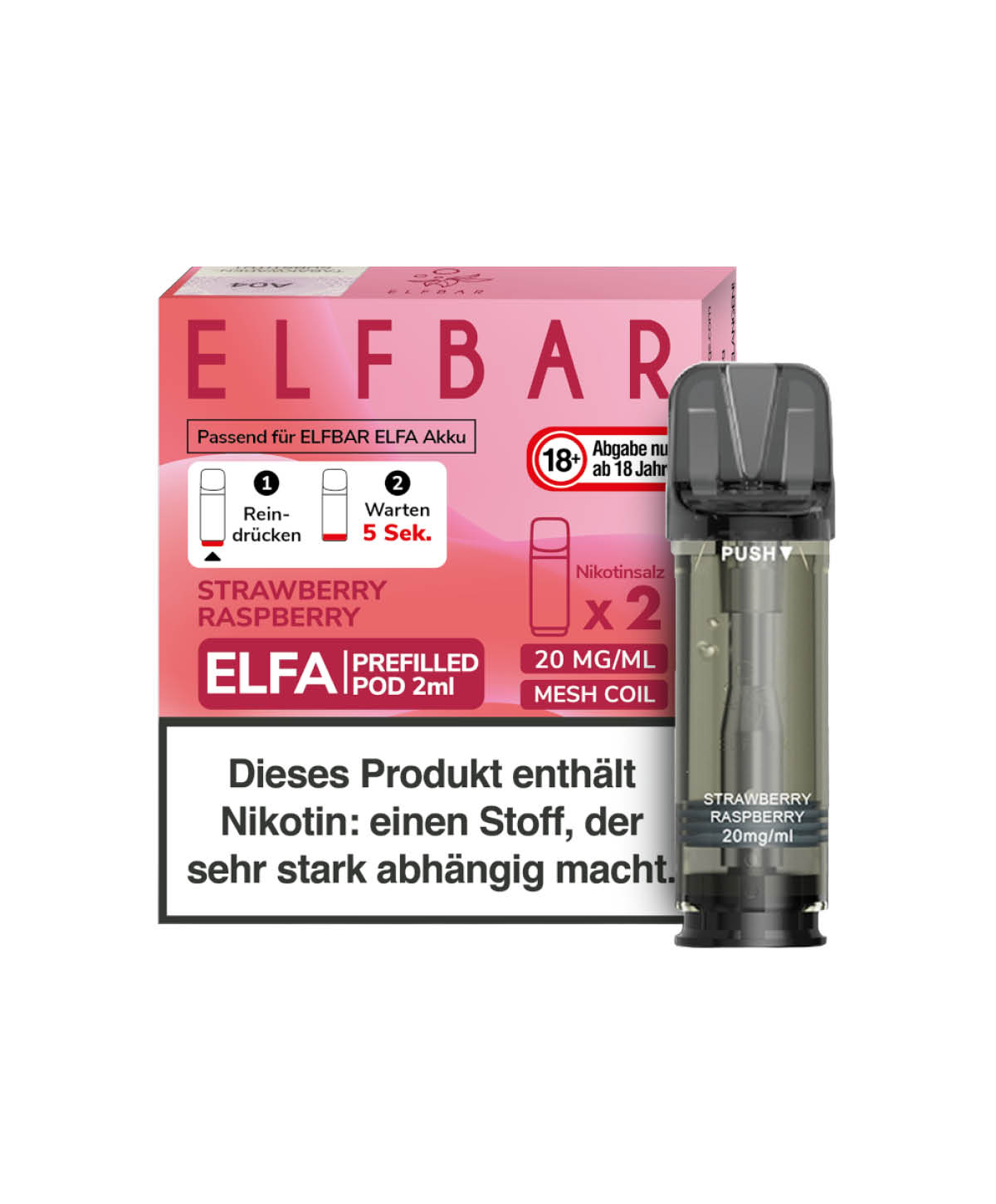 Elfa Pod - Strawberry Raspberry 2er Pack Elfa Pod - Strawberry Raspberry 2er Pack