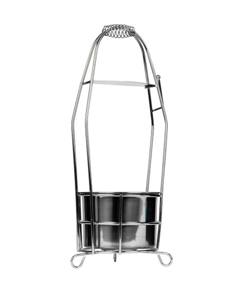alite Coal Basket Large – Silver Charcoal basket