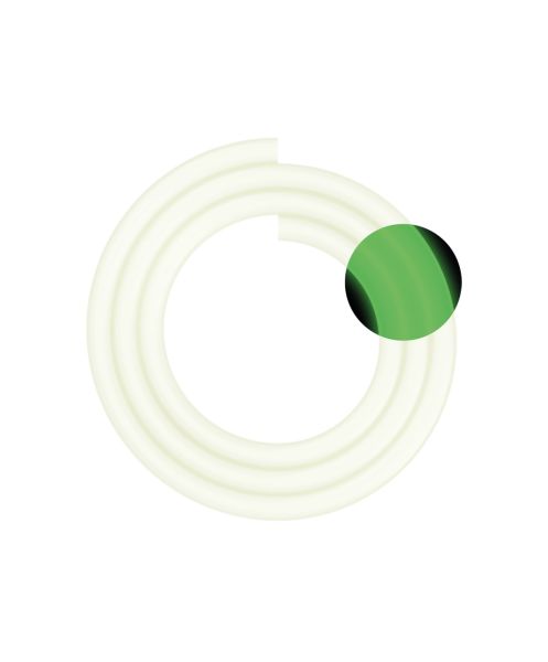 Moze Silicone Hose Soft-Touch Glow in the Dark - Green Hookah hose