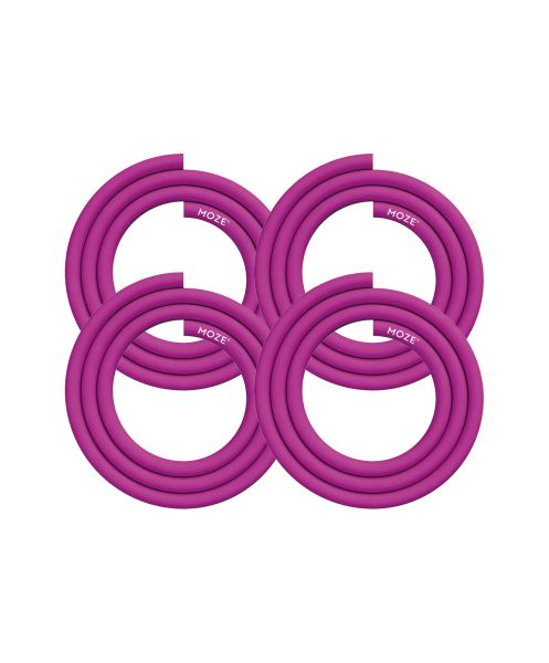 Moze Silicone Hose Purple 4er Set Hookah hose